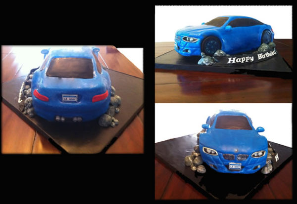 A BMW Birthday Cake