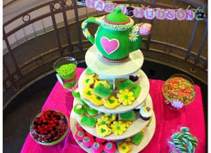 Alice in Wonderland Cupcake Tower