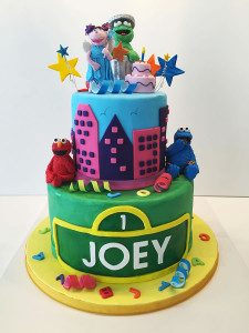 Sesame Street Theme Cake