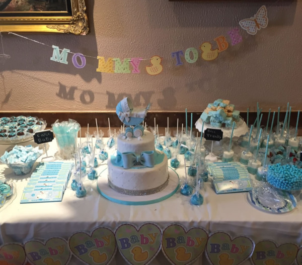 Baby Boy Shower Dessert Table for Samantha in New York