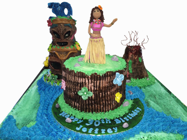 Hawaiian Party Luau Theme Party for Jeffery