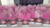 Cupcake Party Favors with Tulle puffs and crystals