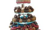 Penguin theme cupcake tower