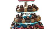 Penguin theme cupcake tower