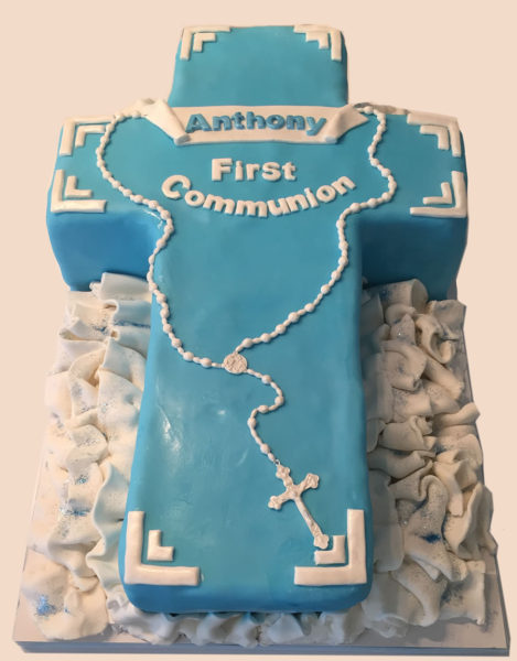 Baby's First Communion Cake