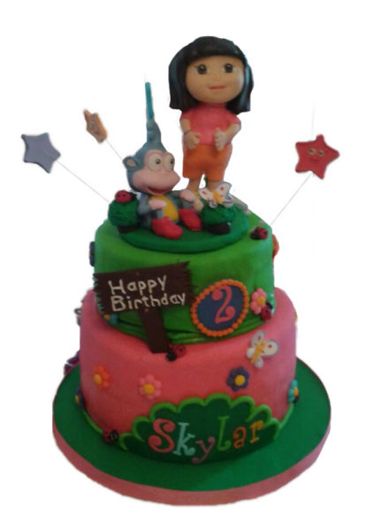 Dora the Explorer Birthday Cake