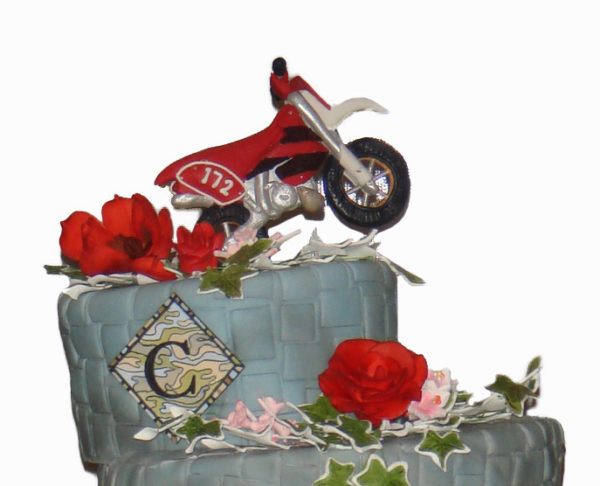 Motorcycle Theme Wedding Cake New York